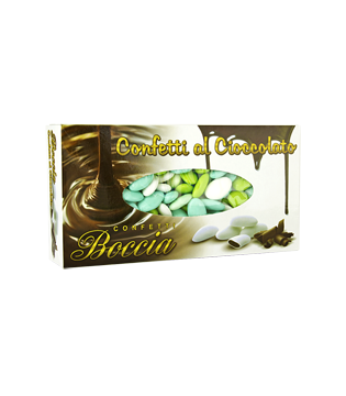 Confetti al cioccolato sfumati verde