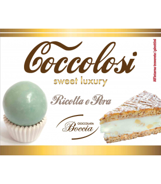 Coccolosi Ricotta e pera 500g.